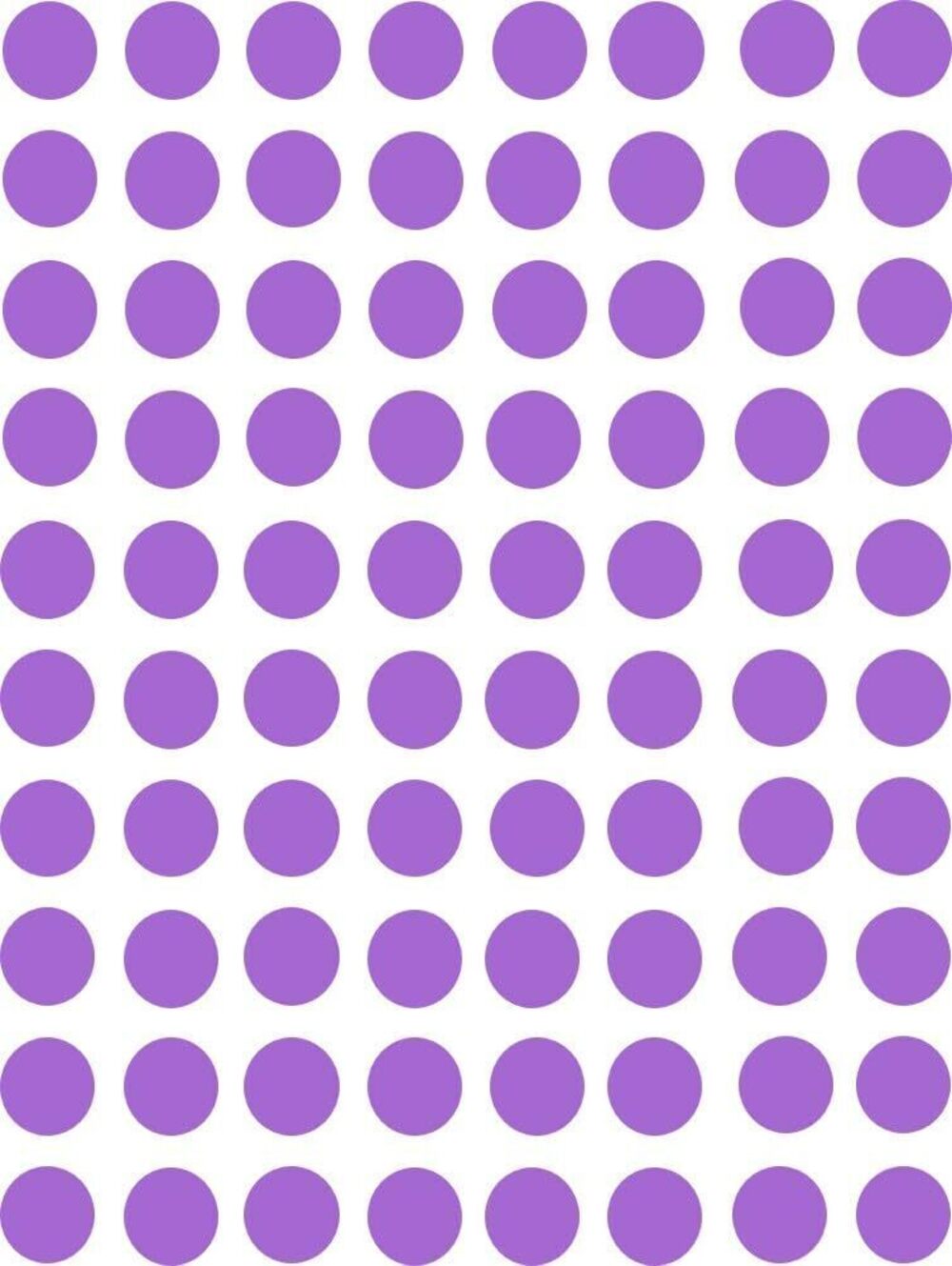 4909 1800Pcs 12Mm 0.5 Inch Dots Sticker Round Circle Blank Labels Self